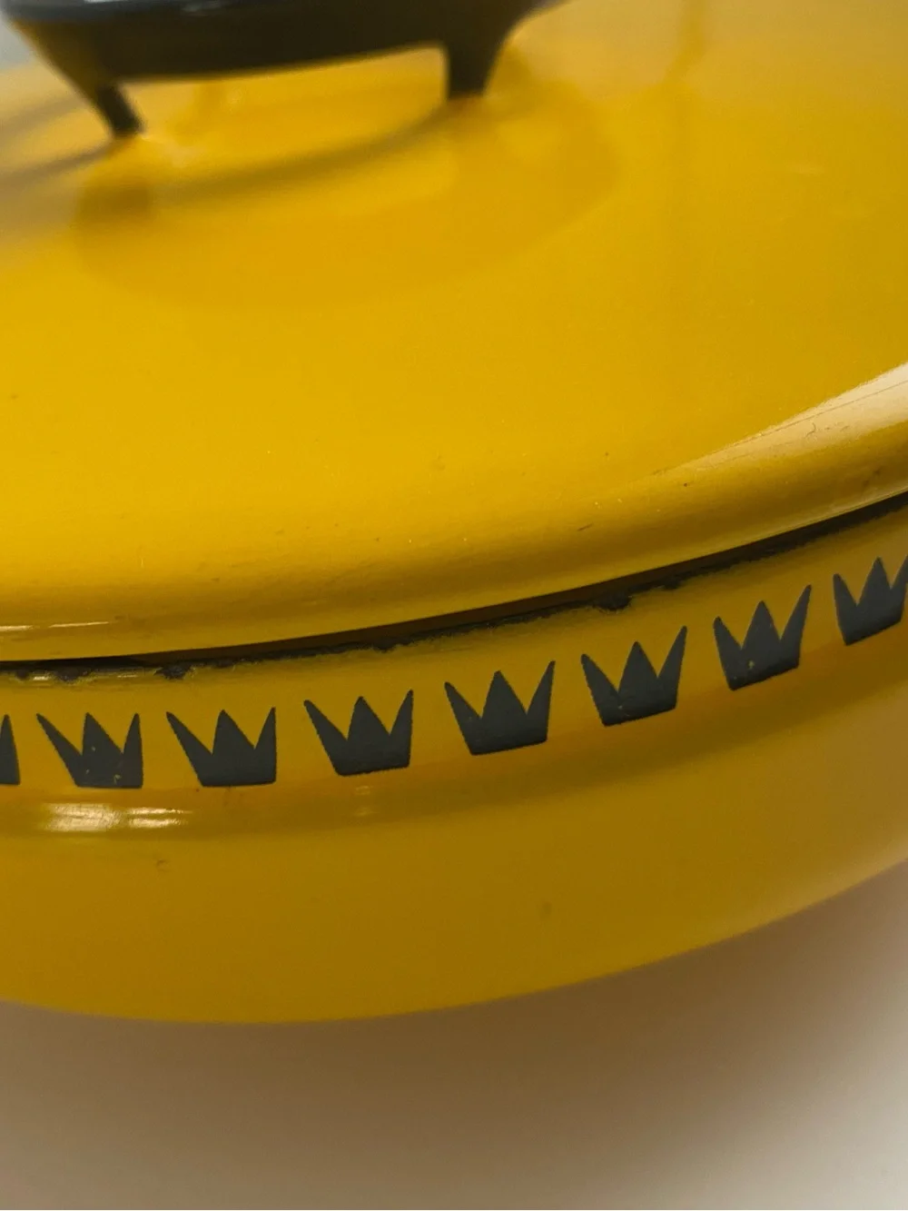 VTG DanKok Glud & Marstrand Enamel Casserole Dish, Yellow (Denmark)